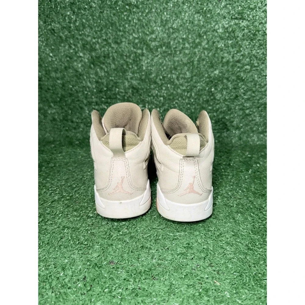 Air Jordan Flight Club '91 Toddler Size 12C Beige Pink Walking Shoes Sneakers‎